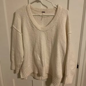Free people Brookside Sweater- XS- ivory